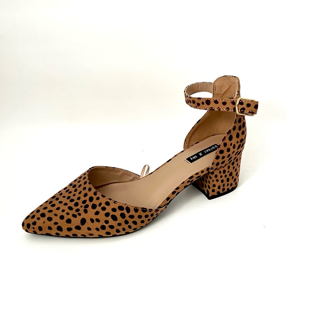 Cheetah Block Heels- 7.5